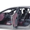 Lexus LS500h Manganese Luster Gray Metallic with Crimson and Black Interior 1/18 Model Car by Autoart - Image 3
