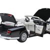 Toyota Century Open Car Convertible RHD (Right Hand Drive) Black with White Interior 1/18 Model Car by Autoart - Image 3
