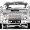 Aston Martin DB5 RHD (Right Hand Drive) Silver Metallic James Bond 007 "Goldfinger" (1964) Movie "James Bond Collection" Series 1/24 Diecast Model Car by Motormax - Image 3