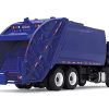 Mack LR with McNeilus Rear Load Refuse Body Blue and White 1/87 (HO) Diecast Model by First Gear - Image 2