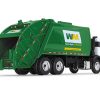 Mack LR Refuse Rear Load Garbage Truck "Waste Management" White and Green 1/87 (HO) Diecast Model by First Gear - Image 2