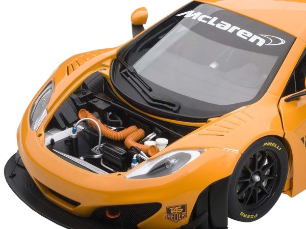 Mclaren 12C GT3 Presentation Car Metallic Orange 1/18 Diecast Model Car by Autoart - Image 3