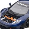 Mclaren 12C GT3 Azure Blue 1/18 Diecast Model Car by Autoart - Image 3