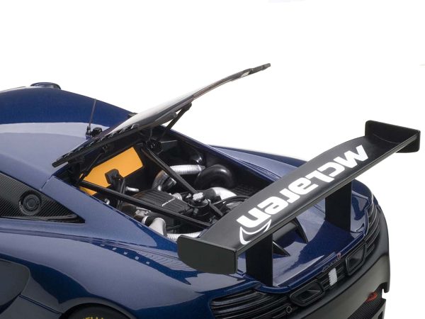 Mclaren 12C GT3 Azure Blue 1/18 Diecast Model Car by Autoart - Image 2