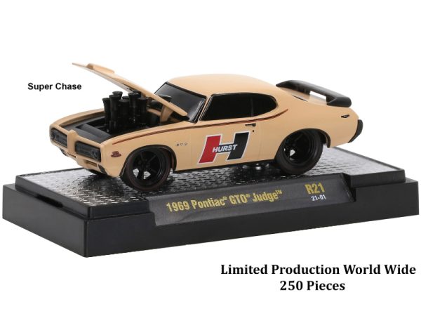 "Ground Pounders" 6 Cars Set Release 21 IN DISPLAY CASES 1/64 Diecast Model Cars by M2 Machines - Image 2
