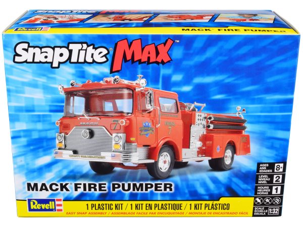 Level 2 Snap Tite Max Model Kit Mack Fire Pumper Truck 1/32 Scale Model by Revell - Image 4