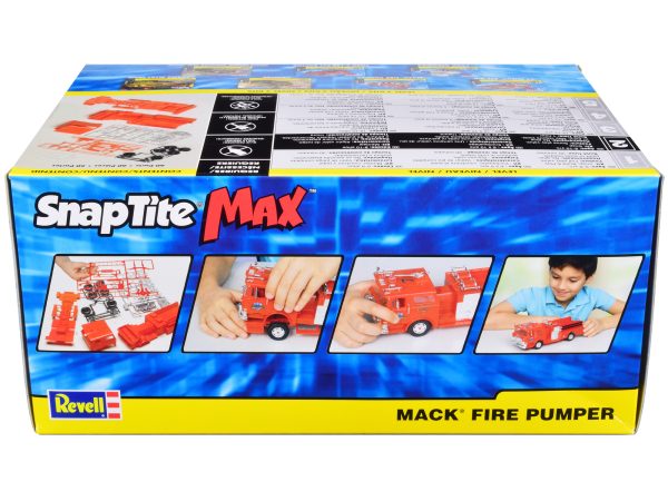 Level 2 Snap Tite Max Model Kit Mack Fire Pumper Truck 1/32 Scale Model by Revell - Image 3