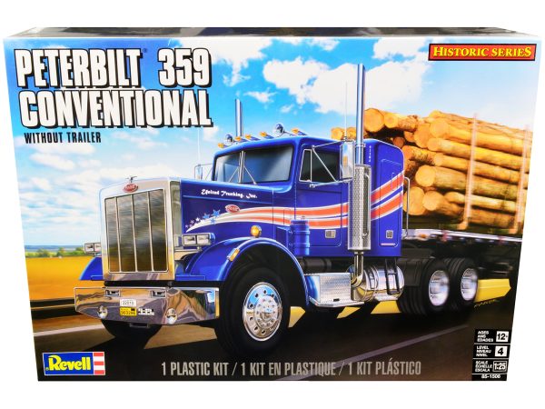 Level 4 Model Kit Peterbilt 359 Conventional Truck Tractor (without Trailer) "Historic Series" 1/25 Scale Model by Revell - Image 5