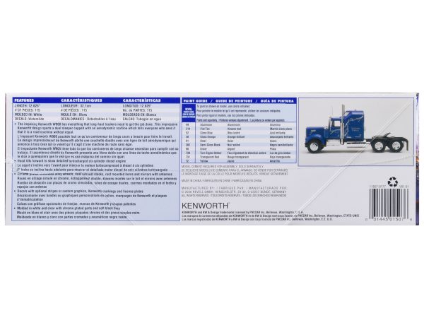Level 4 Model Kit Kenworth W900 Aerodyne Truck Tractor "Historic Series" 1/25 Scale Model by Revell - Image 2