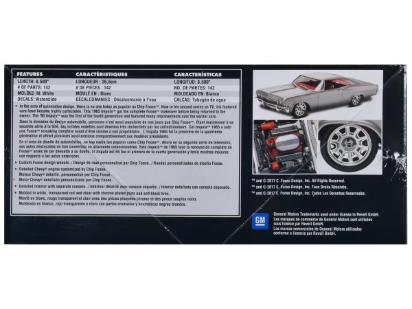 Level 5 Model Kit 1965 Chevrolet Impala "Foose Designed" 1/25 Scale Model by Revell - Image 3