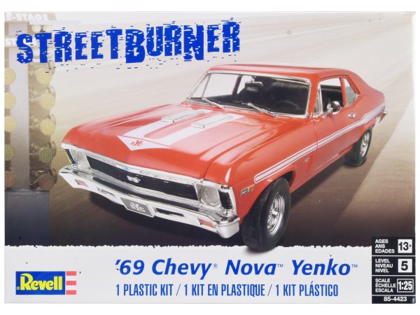 Level 5 Model Kit 1969 Chevrolet Nova Yenko "Street Burner" 1/25 Scale Model by Revell - Image 4