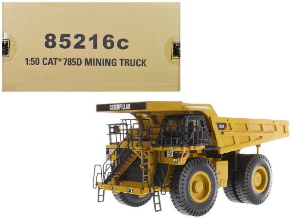 CAT Caterpillar 785D Mining Truck Yellow with Operator "Core Classics" Series 1/50 Diecast Model by Diecast Masters - Image 4