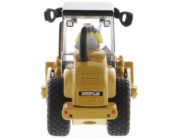 CAT Caterpillar CS56 Padfoot Drum Vibratory Soil Compactor with Operator "High Line" Series 1/87 (HO) Scale Diecast Model by Diecast Masters - Image 3