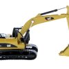 CAT Caterpillar 320D L Hydraulic Excavator with Multiple Work Tools and Operator "High Line" Series 1/87 (HO) Scale Diecast Model by Diecast Masters