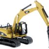 CAT Caterpillar 320D L Hydraulic Excavator with Multiple Work Tools and Operator "High Line" Series 1/87 (HO) Scale Diecast Model by Diecast Masters - Image 4