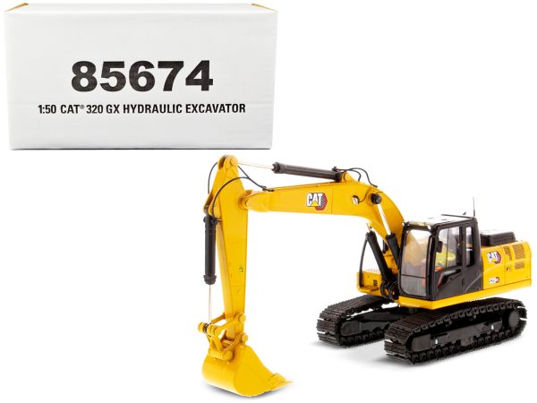 CAT Caterpillar 320 GX Hydraulic Excavator with Operator "High Line" Series 1/50 Diecast Model by Diecast Masters - Image 5