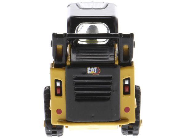 CAT Caterpillar 259D3 Compact Track Loader with Work Tools and Operator Yellow "High Line Series" 1/50 Diecast Model by Diecast Masters - Image 2