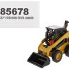 CAT Caterpillar 272D3 Skid Steer Loader with Operator Yellow "High Line" Series 1/32 Diecast Model by Diecast Masters - Image 5