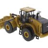 CAT Caterpillar 966 GC Wheel Loader Yellow with Operator "High Line Series" 1/50 Diecast Model by Diecast Masters - Image 2