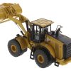 CAT Caterpillar 972 XE Wheel Loader Yellow with Operator "High Line Series" 1/50 Diecast Model by Diecast Masters - Image 4