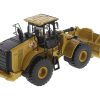 CAT Caterpillar 972 XE Wheel Loader Yellow with Operator "High Line Series" 1/50 Diecast Model by Diecast Masters