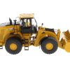 CAT Caterpillar 980 Wheel Loader Yellow with Operator "High Line Series" 1/50 Diecast Model by Diecast Masters - Image 2