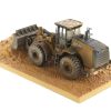 CAT Caterpillar 966M Wheel Loader with Operator (Dirty Version) "Weathered" Series 1/50 Diecast Model by Diecast Masters - Image 2