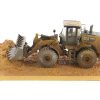 CAT Caterpillar 966M Wheel Loader with Operator (Dirty Version) "Weathered" Series 1/50 Diecast Model by Diecast Masters - Image 5