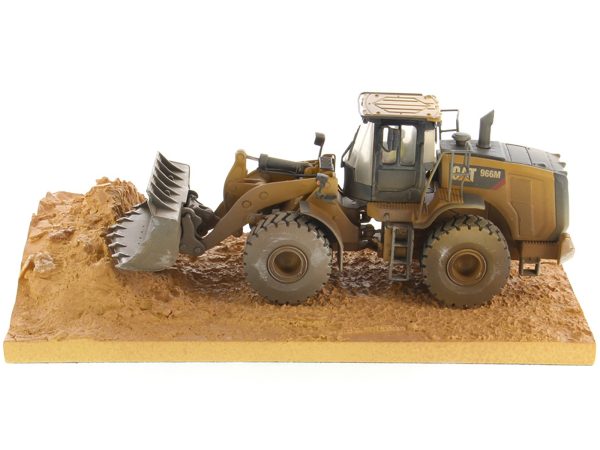 CAT Caterpillar 966M Wheel Loader with Operator (Dirty Version) "Weathered" Series 1/50 Diecast Model by Diecast Masters - Image 5