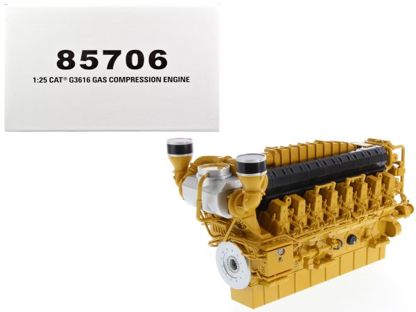 CAT Caterpillar G3616 Gas Compression Engine "High Line" Series 1/25 Diecast Model by Diecast Masters - Image 5