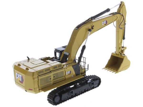 CAT Caterpillar 395 Next Generation Hydraulic Excavator (General Purpose Version) Yellow with Operator and Additional Tools "High Line" Series 1/50 Diecast Model by Diecast Masters - Image 4