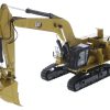 CAT Caterpillar 395 Next Generation Hydraulic Excavator (General Purpose Version) Yellow with Operator and Additional Tools "High Line" Series 1/50 Diecast Model by Diecast Masters - Image 5
