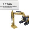 CAT Caterpillar 395 Next Generation Hydraulic Excavator (General Purpose Version) Yellow with Operator and Additional Tools "High Line" Series 1/50 Diecast Model by Diecast Masters - Image 2
