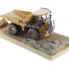CAT Caterpillar 770 Off-Highway Truck Yellow (Weathered) with Operator "Weathered" Series 1/50 Diecast Model by Diecast Masters - Image 4