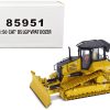 CAT Caterpillar D5 LGP VPAT Track Type Tractor Dozer Yellow with Operator "High Line" Series 1/50 Diecast Model by Diecast Masters - Image 5