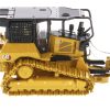 CAT Caterpillar D5 LGP Track Type Tractor Fire Dozer Yellow with Operator "High Line" Series 1/50 Diecast Model by Diecast Masters - Image 3