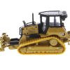 CAT Caterpillar D5 Track-Type Dozer Yellow with Fine Grading Undercarriage and Foldable Blade "High Line Series" 1/87 (HO) Scale Diecast Model by Diecast Masters - Image 3