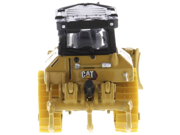 CAT Caterpillar D5 Track-Type Dozer Yellow with Fine Grading Undercarriage and Foldable Blade "High Line Series" 1/87 (HO) Scale Diecast Model by Diecast Masters