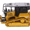 CAT Caterpillar D5 XR Fire Suppression Track Type Dozer Yellow "High Line" Series 1/50 Diecast Model by Diecast Masters - Image 3