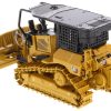 CAT Caterpillar D5 XR Fire Suppression Track Type Dozer Yellow "High Line" Series 1/50 Diecast Model by Diecast Masters - Image 4