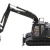CAT Caterpillar 315 Track Type Hydraulic Excavator Special Black Finish with Operator "High Line" Series 1/50 Diecast Model by Diecast Masters - Image 3