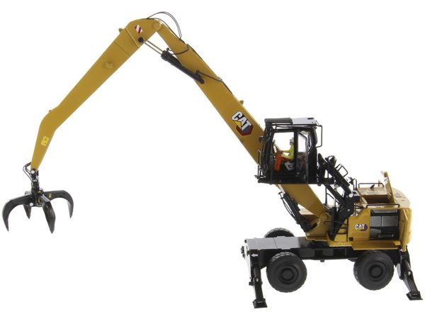 CAT Caterpillar MH3040 Wheel Material Handler with Operator "High Line Series" 1/50 Diecast Model by Diecast Masters - Image 5