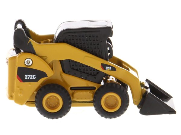 CAT Caterpillar 272C Skid Steer Loader Yellow "Micro-Constructor" Series Diecast Model by Diecast Masters - Image 3