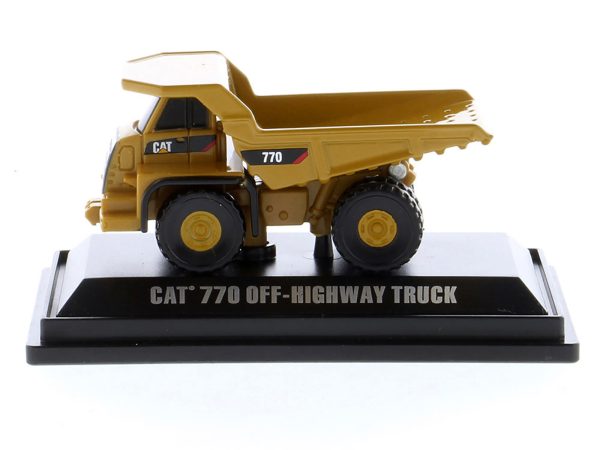 CAT Caterpillar 770 Offâ€“Highway Truck Yellow "Micro-Constructor" Series Diecast Model by Diecast Masters