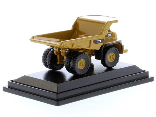 CAT Caterpillar 770 Offâ€“Highway Truck Yellow "Micro-Constructor" Series Diecast Model by Diecast Masters - Image 3