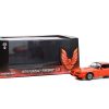 1979 Pontiac Firebird T/A Trans Am Mayan Red with Hood Phoenix 1/43 Diecast Model Car by Greenlight