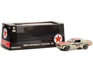 1969 Chevrolet Camaro RS #18 "Texaco" "OPTIMA Ultimate Street Car National Champion: GTV Class" (2021) (Raced Version) 1/43 Diecast Model Car by Greenlight