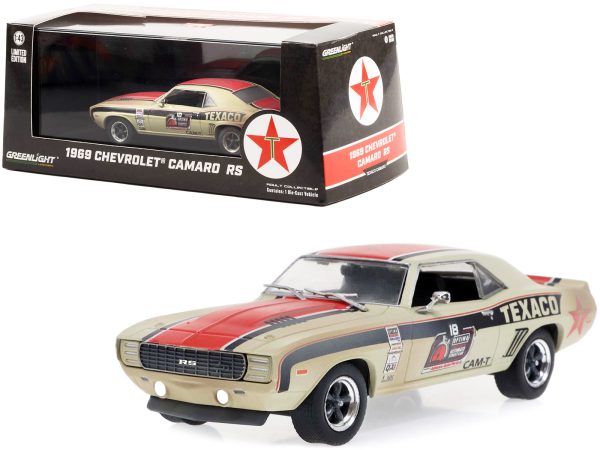 1969 Chevrolet Camaro RS #18 "Texaco" "OPTIMA Ultimate Street Car National Champion: GTV Class" (2021) (Raced Version) 1/43 Diecast Model Car by Greenlight - Image 2