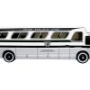 1966 GM PD4107 "Buffalo" Coach Bus "Peter Pan Bus Lines" Destination: "Providence" (Rhode Island) "Vintage Bus & Motorcoach Collection" 1/87 Diecast Model by Iconic Replicas - Image 2