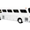 1966 GM PD4107 "Buffalo" Coach Bus Blank White "Vintage Bus & Motorcoach Collection" 1/87 Diecast Model by Iconic Replicas - Image 3
